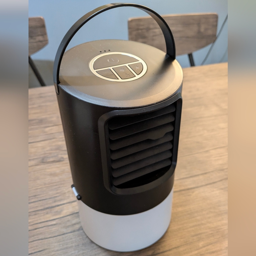 Black and Gray Portable Air Cooler